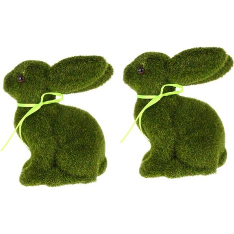 Stück Pack Beflockte Hasenfiguren aus Schaumstoff und