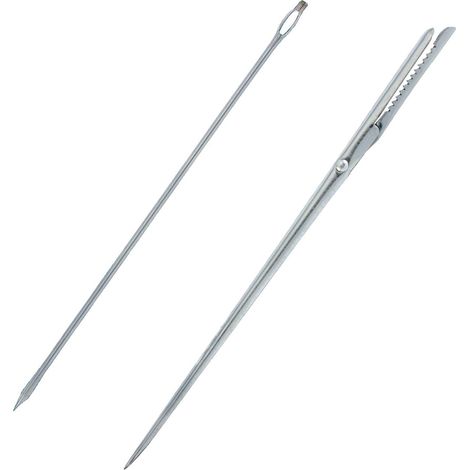 Westmark 1 Pinza per Lardellare + 1 Ago per Legare la Carne, Lunghezza: 18/19 cm, Acciaio Inox, Argento, 126722E6 (1/4)