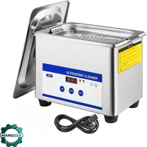Manuzen Nettoyeur à Ultrasons Portable 800ml 35W VEVOR