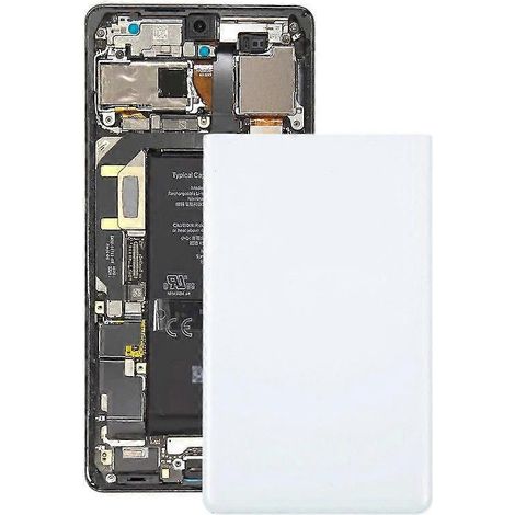 Originale weiße Akku-Rückseite für Google Pixel 7 Pro (1/4)