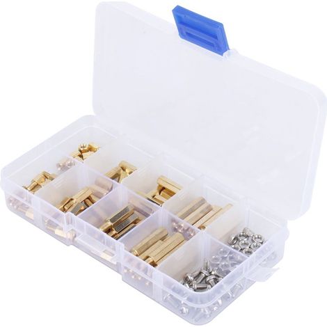 120 Pièces Écrous et Vis M3 Laiton pour PCB, Entretoises et Rondelles Assortiment (1/5)