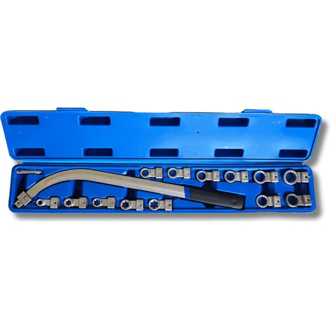 Juego de Llaves para Tensar Correas de Distribución Universal Torx y 12 Caras Herramienta para taller mecánico y motores (1/4)