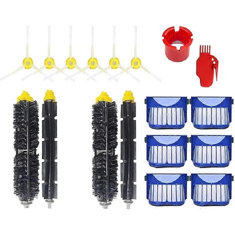 Compatible avec I robot Roomba 675 650 690 600 série accessoires aspirateur brosse principale et latérale pièces (1/5)