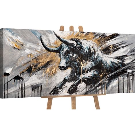 Gemälde Kraft des Geistes auf Keilrahmen 115x50 cm (1/5)