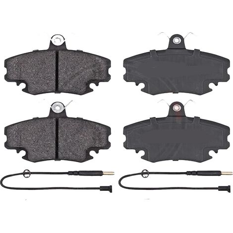 KIT PASTIGLIE FRENO ANTERIORI compatibile con RENAULT CLIO II (BB,CB) / PASTIGLIE FRENANTI AUTO OEM P 68 008  P 68 038, / SOSTITUZIONE DIRETTA / BASSA POLVERE / SILENZIOSO (1/4)