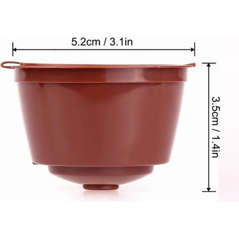 Capsule Café Réutilisable - Compatible Dolce Gusto - Pour Machines Genio Piccolo Esperta Circolo Mini Me - 2 Pièces (1/4)