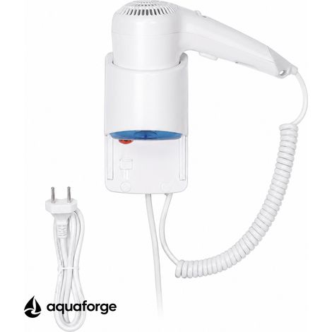 Sèche cheveux mural compact au 1100 W air chaud froid (1/5)