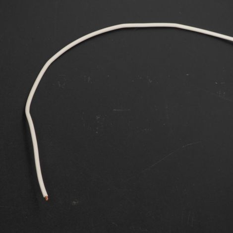 Fil électrique blanc multibrin 9/10 0.75mm x 1m pour faisceau