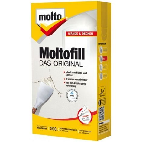 Moltofill DAS ORIGINAL Universelle Spachtelmasse 500 g (1/3)