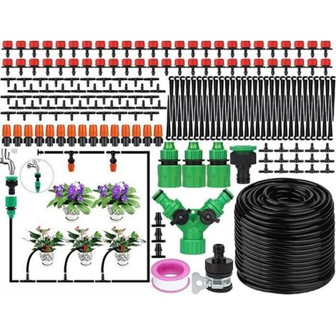 Kit Arrosage Automatique - 200 Pièces - 50 M - Système Goutte à Goutte - Jardin Extérieur - 1 Unité