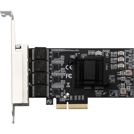 4-Port 2500Mbps PCI-E Karte Gigabit Netzwerkkarte RTL8125 RJ45 Spielenetzwerkkarte