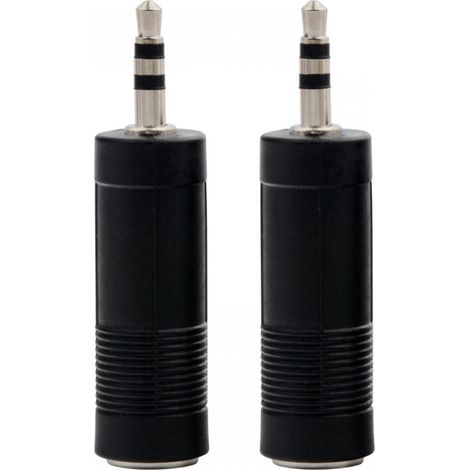 BEBUSINGOTO Adaptador auxiliar para auriculares conector de 3,5 mm a 6,5 mm (1/4)