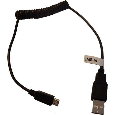 vhbw Kabel USB-A auf Micro-USB Ersatz für Sony VMC-MD4 - Datenkabel, 100 cm Schwarz