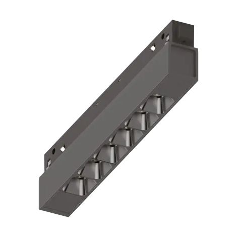 EGO ACCENT ELEMENTO DI ILLUMINAZIONE LED SMD OSRAM UGR 19 7 W 35° On-Off 630 lm 2700 K L.22,3CM NERO