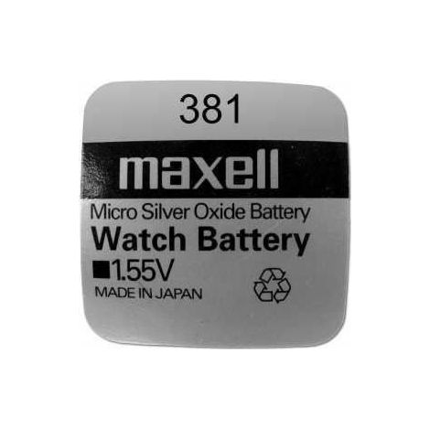 Pile bouton 381 (SR1120SW) SR55 1.55V Maxell