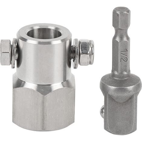 Manivelle cric remorque supérieure adaptateur perceuse – Douille 1/2in inox, levage (1/5)