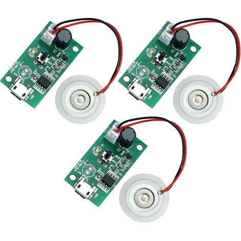 VENOAL 3pcs 20MM Ultrasuoni Produttore de Nebulizzatore Trasduttore Atomizzatore Piastra Atomizzatore de Film Accessori