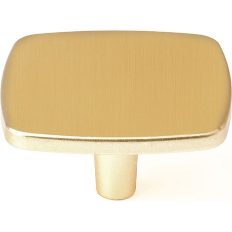 Pomo para Mueble  Estilo Contemporáneo  Fabricado en Zamak  Acabado en Latonado Vintage  Medidas 424223 mm  Sistema de Fijación Atornillado  Incluye Tornillos M4  1 Unidad -