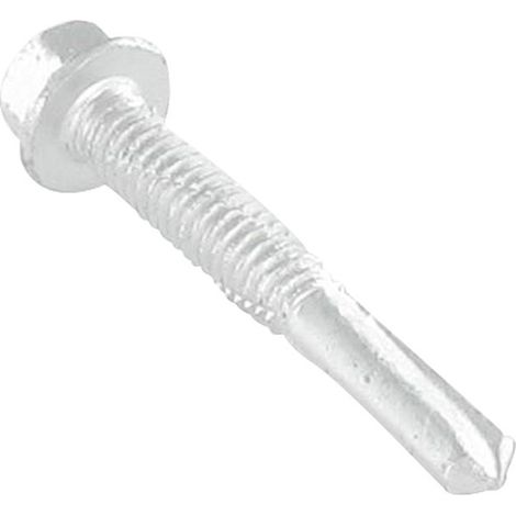 Vis autoperceuse Bimétal Tête hexagonale TH Embase collerette 5.5X100 Bimétal Acier / Inox A2-1 pièce