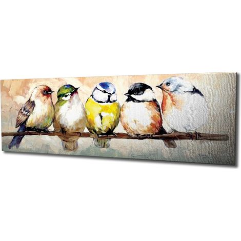 Decorazione artistica da parete con stampa su tela Painting Multicolore (1/3)