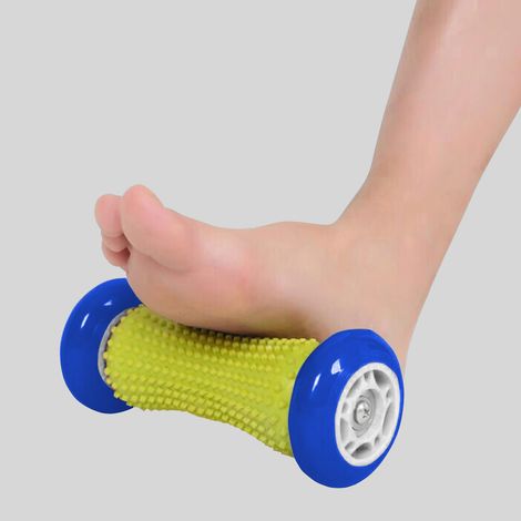 Rodillo de masaje portátil para pies, ideal para correr, practicar yoga y hacer deporte: relajación muscular, tratamiento de la fascitis plantar, para la oficina, el hogar y el gimnasio. (1/5)