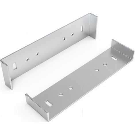 Support de fixation métallique pour boîtes aux lettres avec largeur au sol de 8 pouces (2 pièces) -- (1/5)
