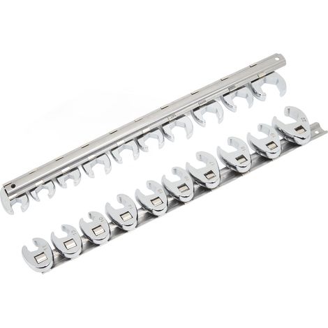 10-teiliger Sternringschlüsselsatz, metrische Größen 10 mm bis 22 mm, für 3/8-Zoll-Ratschen-, Maulschlüsselsatz. (1/5)
