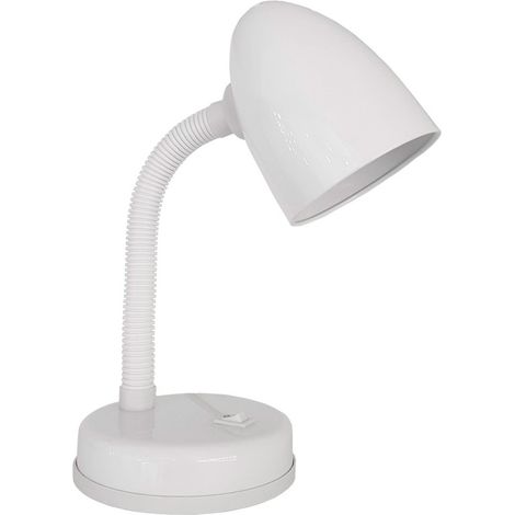 FLEXO DE SOBREMESA MODELO AMSTERDAM E27 60W COLOR BLANCO EDM (1/3)