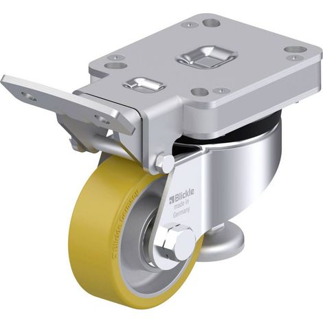 Blickle 889813 HRLK-ALTH 80K Supporto di livellamento Diametro ruota: 80 mm Capacità di carico (max.): 180 kg 1 pz. (1/2)
