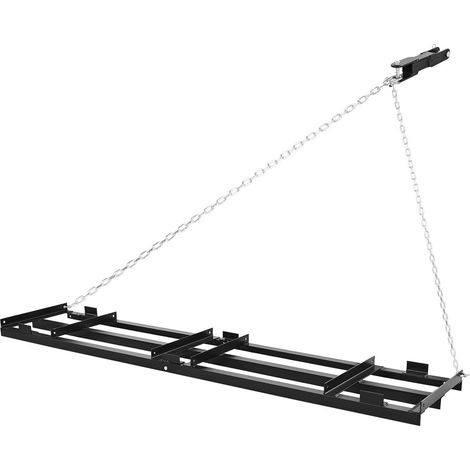 243x50 cm Traktionsegge, Einfahrtsplanierer, verstellbare Breite, 50 lb Tragfähigkeit, verzinkter Stahl, kompatibel mit Quad, UTV, Traktor. (1/5)