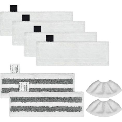 Ensemble de chiffons en microfibre pour nettoyeurs vapeur Kärcher EasyFix SC 1, SC 2, SC 3, SC 4, SC 5 - Accessoires pour nettoyeurs vapeur (1/5)