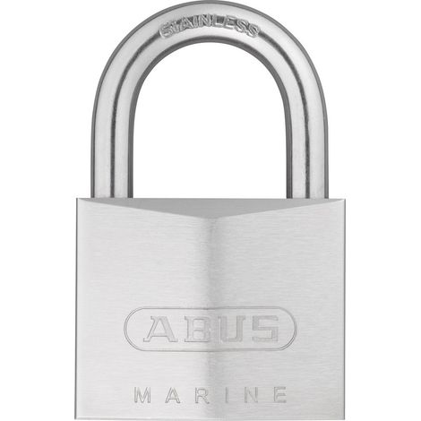 Cadenas Marine 75IB/50 - Résistant aux intempéries - Corps de serrure en laiton avec revêtement Nickel Pearl - Niveau de sécurité 7 - Argenté (1/5)