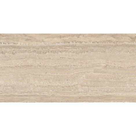 Mexen Neo Travertino Natürliche Probe eines glasierten rektifizierten Feinsteinzeugs G1, Boden-Wand-Fliese, matt - TL302-04-S (1/5)