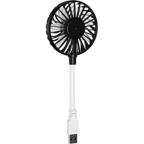 Mini ventilateur portable pour extérieur, mini ventilateur de bureau silencieux, rechargeable par USB (1/4)