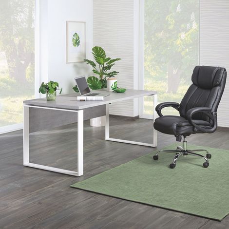 Escritorio de oficina 170x80cm smartworking gris blanco Metaldesk (1/5)