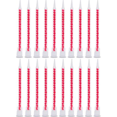 Buses de mélange à double tube pour pistolets à époxy – 230 x 85 x 85 mm (Lot de 20) (1/5)