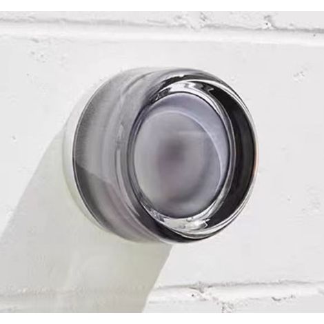 Applique Murale LED 220V Lumière Chaude, Lampe de Chevet en Verre Design Œuf Gris Tabac pour Chambre, Salon, Couloir, Entrée et Salle de Bain (1/2)