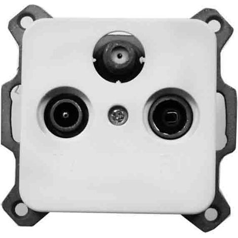 UKW-SAT-TV-Einbausteckdose Term EDM-Serie Blister (1/2)