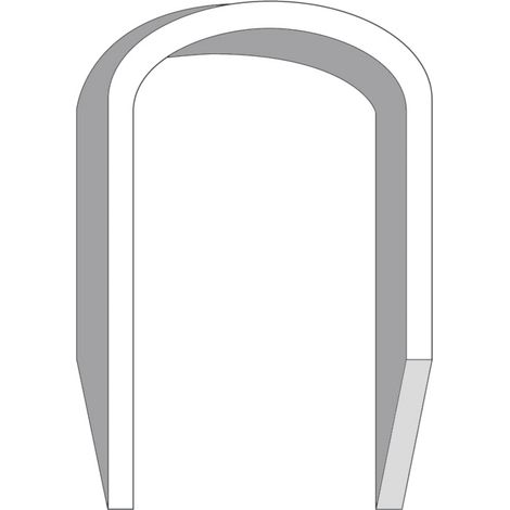 agrafe - pour câble 6 mm - longueur 11 mm - boite de 1100 - agi robur 352009 (1/3)