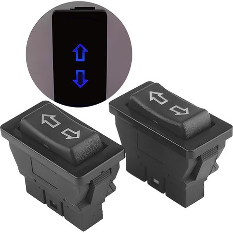 4 Pièces Momentané Bouton Lève-Vitre Electrique, Momentanément Interrupteur Lève-Vitre Universel Lève-Vitre Électrique,Universel Interrupteur Bascule