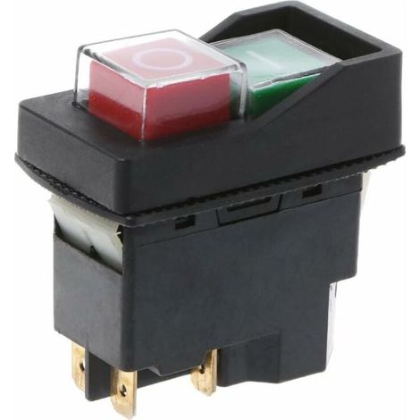 Interrupteur Magnétique Étanche IP55 - 220 V - Fonction Frein - Coupure Bipolaire - Pour Machines et Outils Électriques - 1 Pièce (1/5)