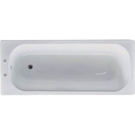 Contemporary Single Ended Bath, 1700 x 700 x 390mm, White