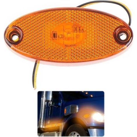 Feux de position pour camping-cars, feux de gabarit pour camping-cars, feux de position robustes et étanches pour camping-cars, installation facile sur camping-cars, remorques et camions (1/5)