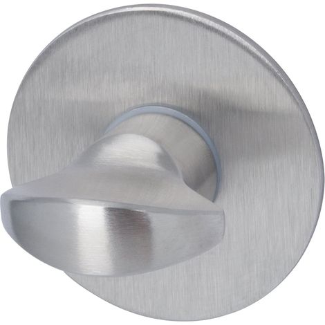 Plat Rosace Paire Inox pour salle de bain portes WC avec pênes Poignée de porte Poignée ferrures, 32458095 K1