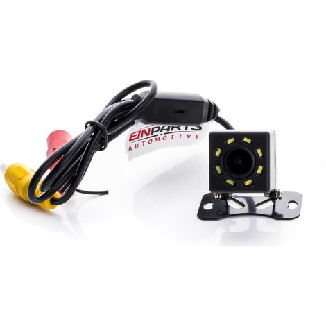 Telecamera per la retromarcia con grandangolo 140°, modalità notturna a LED - impermeabile IP67 (1/5)