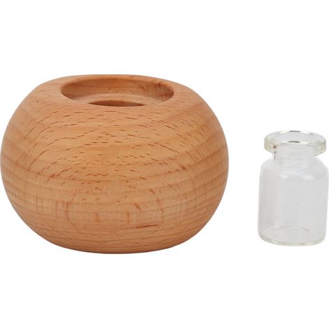 Diffuseur d'Huiles Essentielles Portable en Forme de Fruit, Bois de Rose Élégant, Idéal Cadeau Bien-Être et Décoration Maison (1/5)