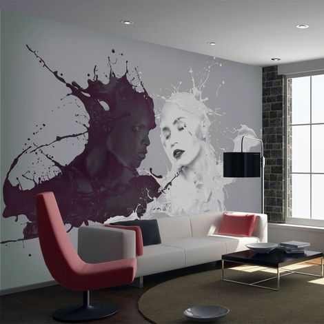 Papier peint les oppose s'attirent - 350 x 270 cm (1/4)