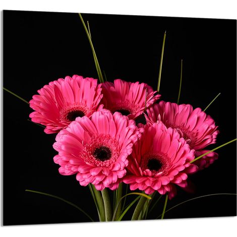 Panneau de verre POUR la cuisine 65x60 Gerbera (1/5)