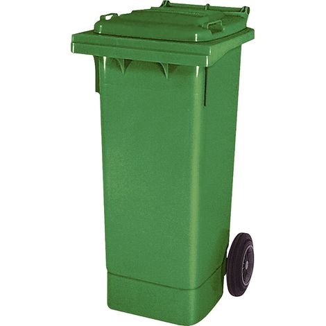 BRB Müllbehälter, 80 Liter, BxTxH 445 x 520 x 930 mm, PE-HD (grün)