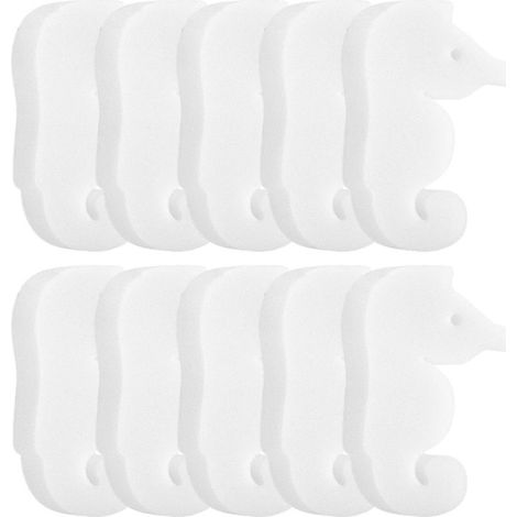 Absorbeur d'écume de piscine–Décapant d'huile pour piscine pour l'entretien de l'eau claire Cœur en éponge en microfibre avec sac flottant en maille